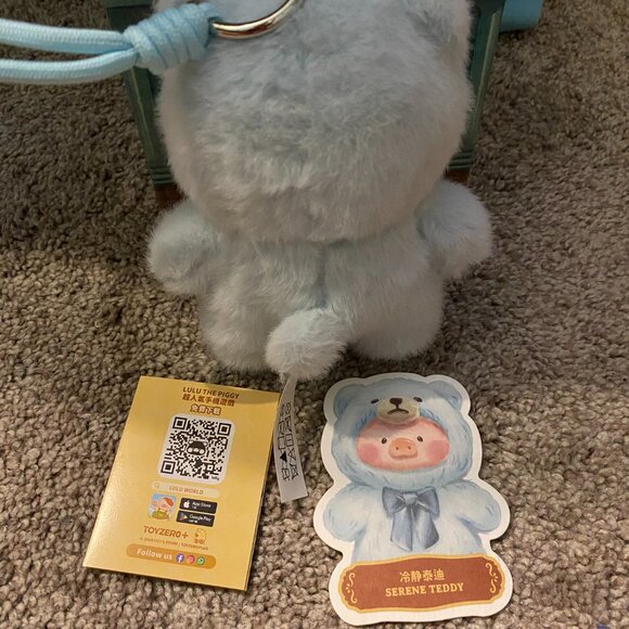 Lulu The Piggy Vintage Teddy Shop Vinyl Face Plush Pendant Blind Box - Picture 3 of 5